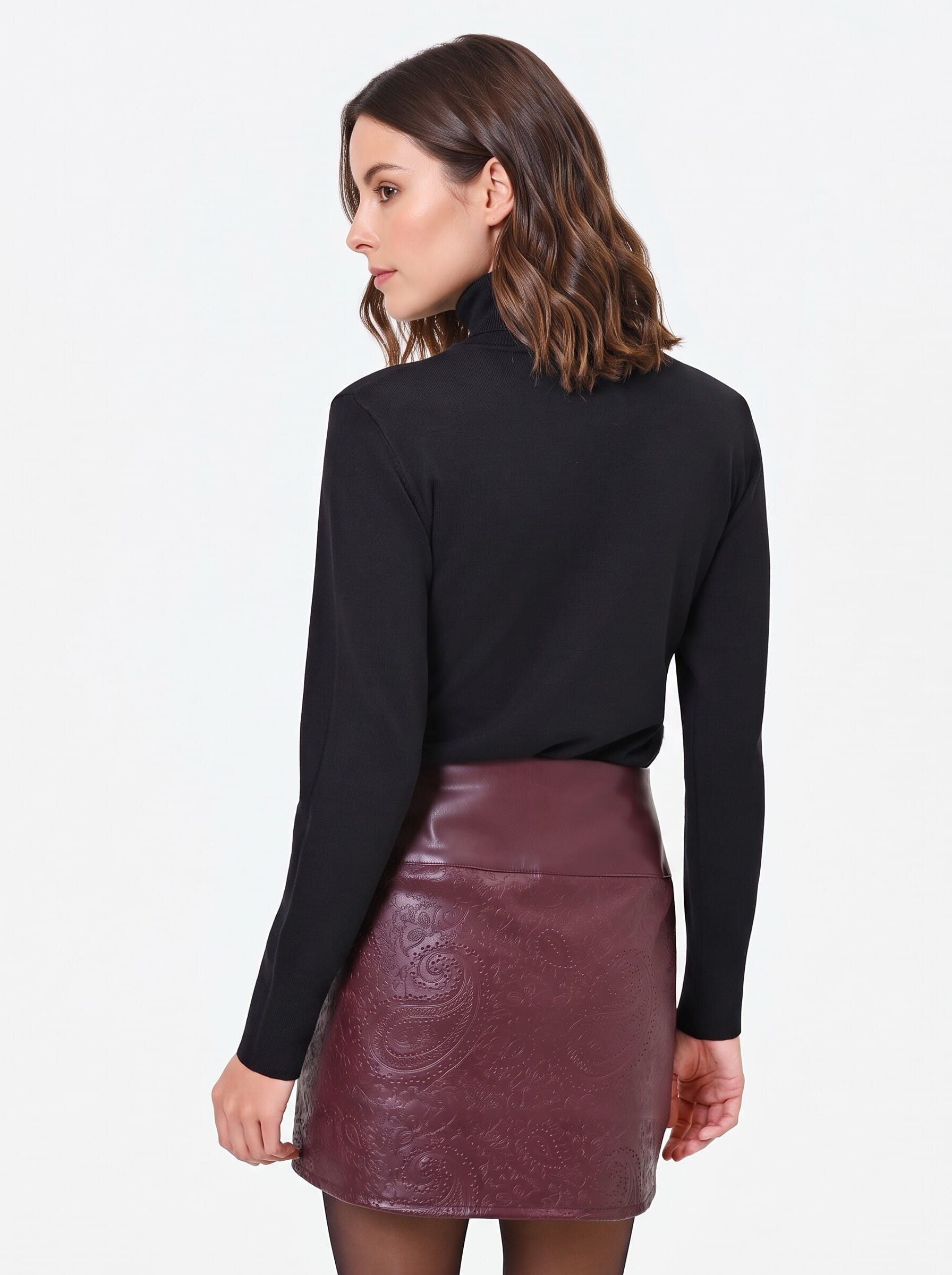 Pull à col roulé avec logo « RR » brodé « Rinascimento »