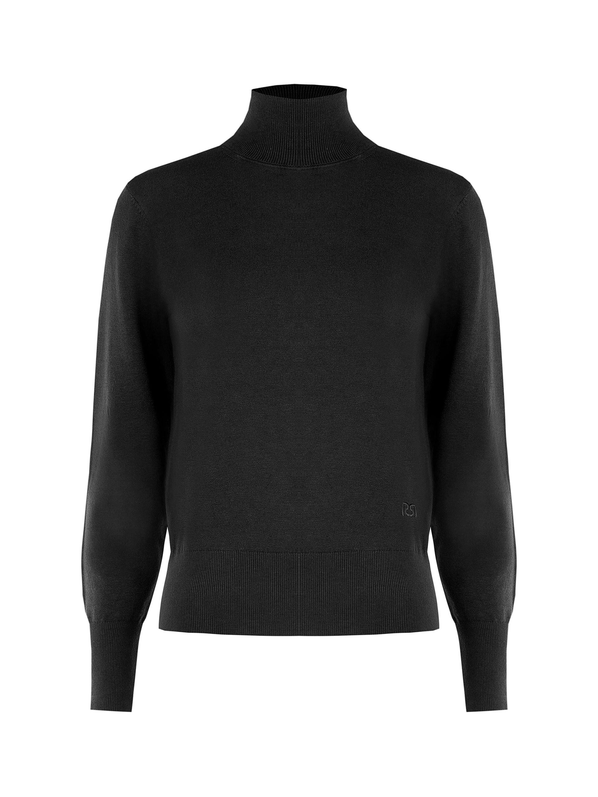Pull à col roulé avec logo « RR » brodé « Rinascimento »