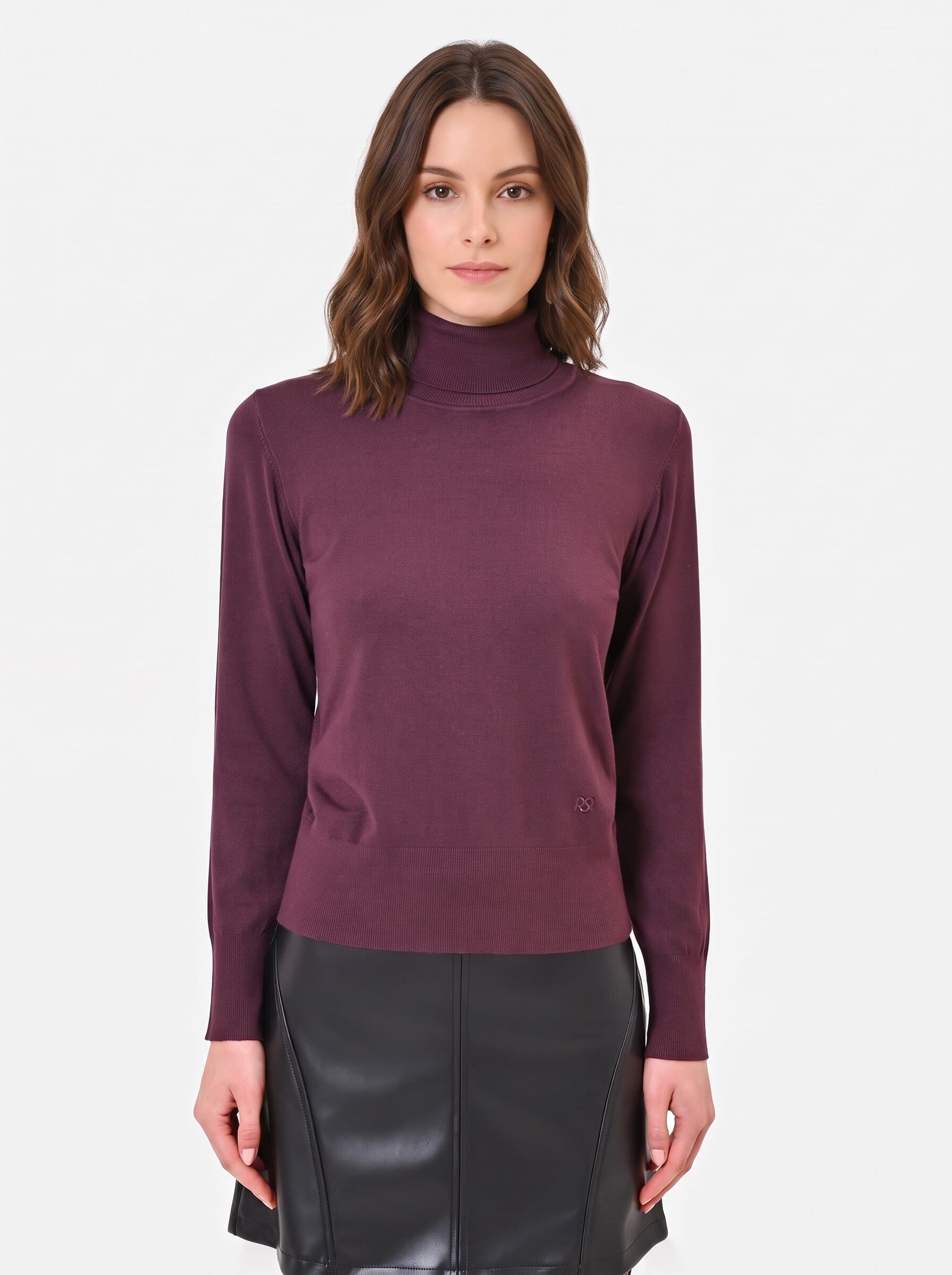 Pull à col roulé avec logo « RR » brodé « Rinascimento »