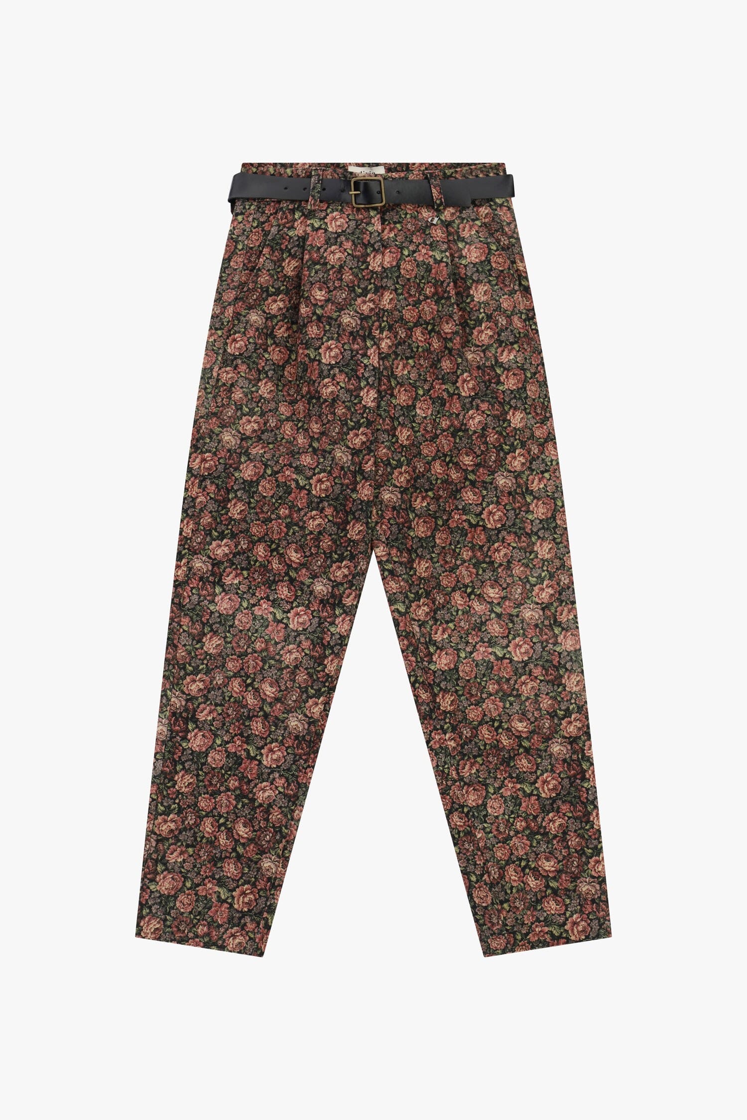 Pantaloni Chino-Fit Fantasia Floreale Con Cintura Dixie