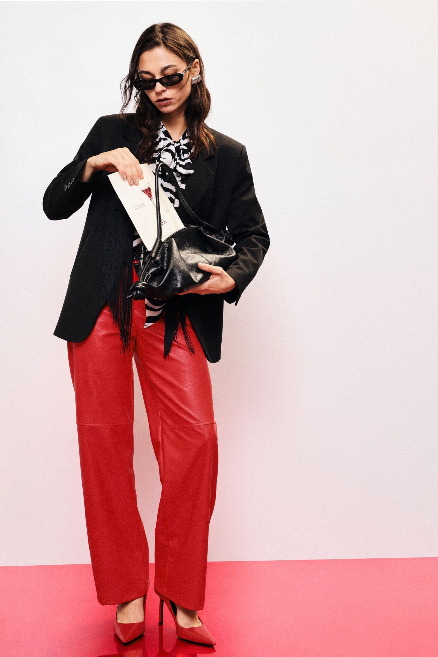 Pantaloni Palazzo A Gamba Ampia Con Tasche Dixie