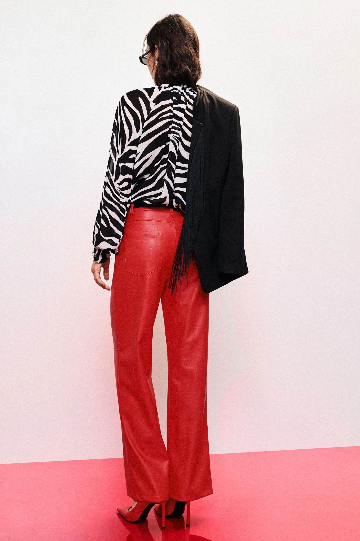 Pantaloni Palazzo A Gamba Ampia Con Tasche Dixie
