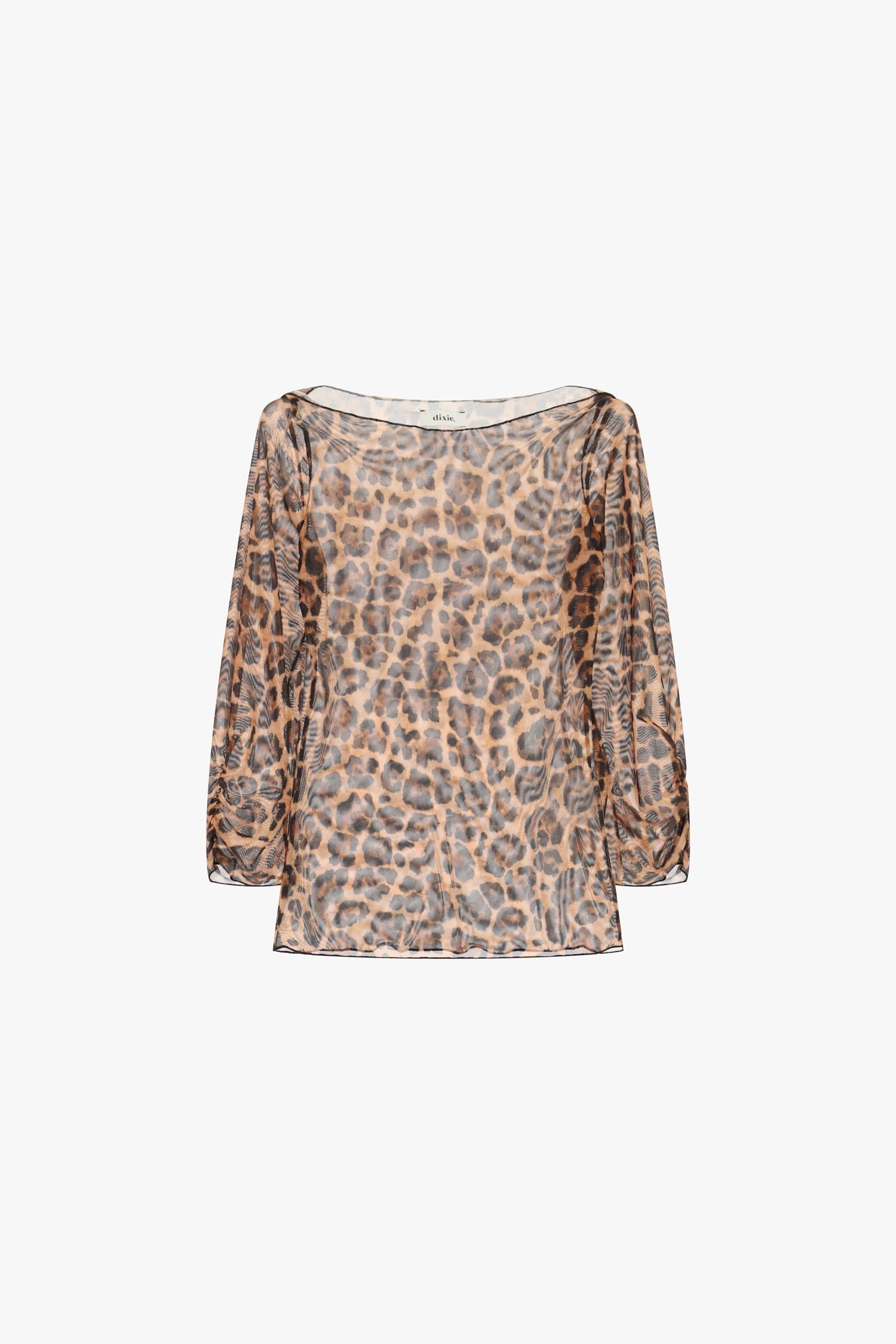 Top Trasparente Fantasia Animalier Manica Lunga Dixie