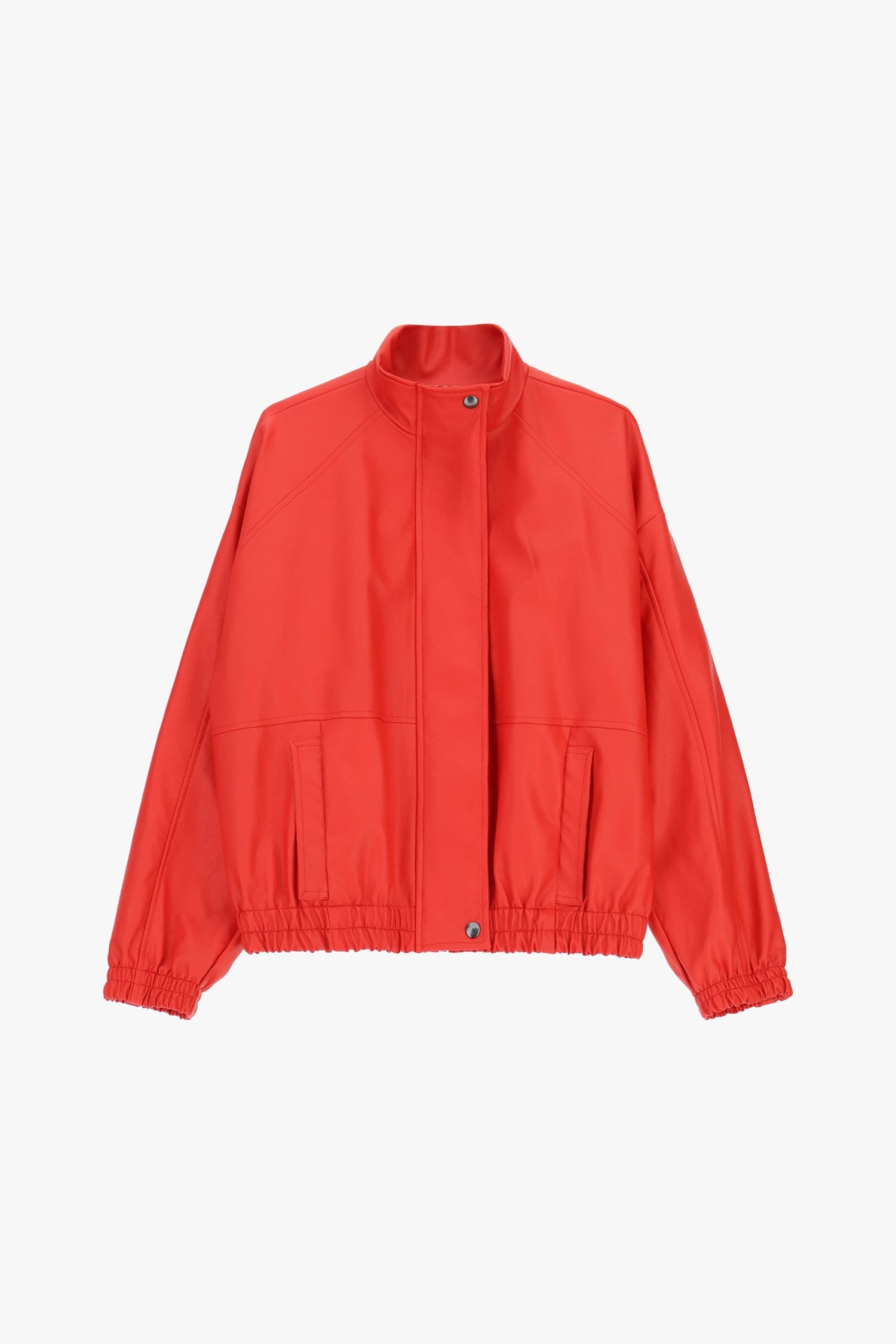 Bomber Con Collo Alto E Fondo Elasticizzato Dixie