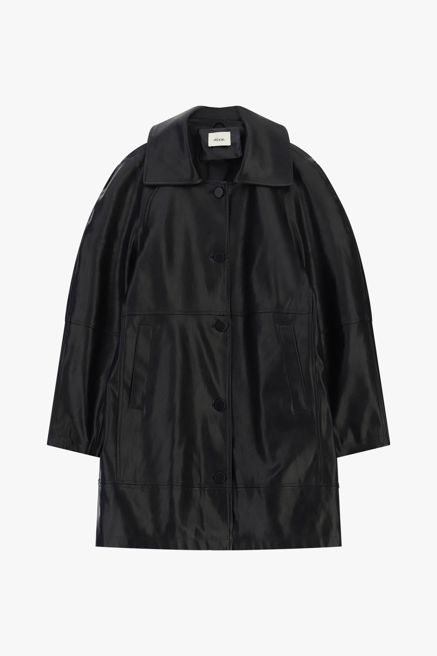 Cappotto Linea Dritta Con Tasche Laterali Dixie