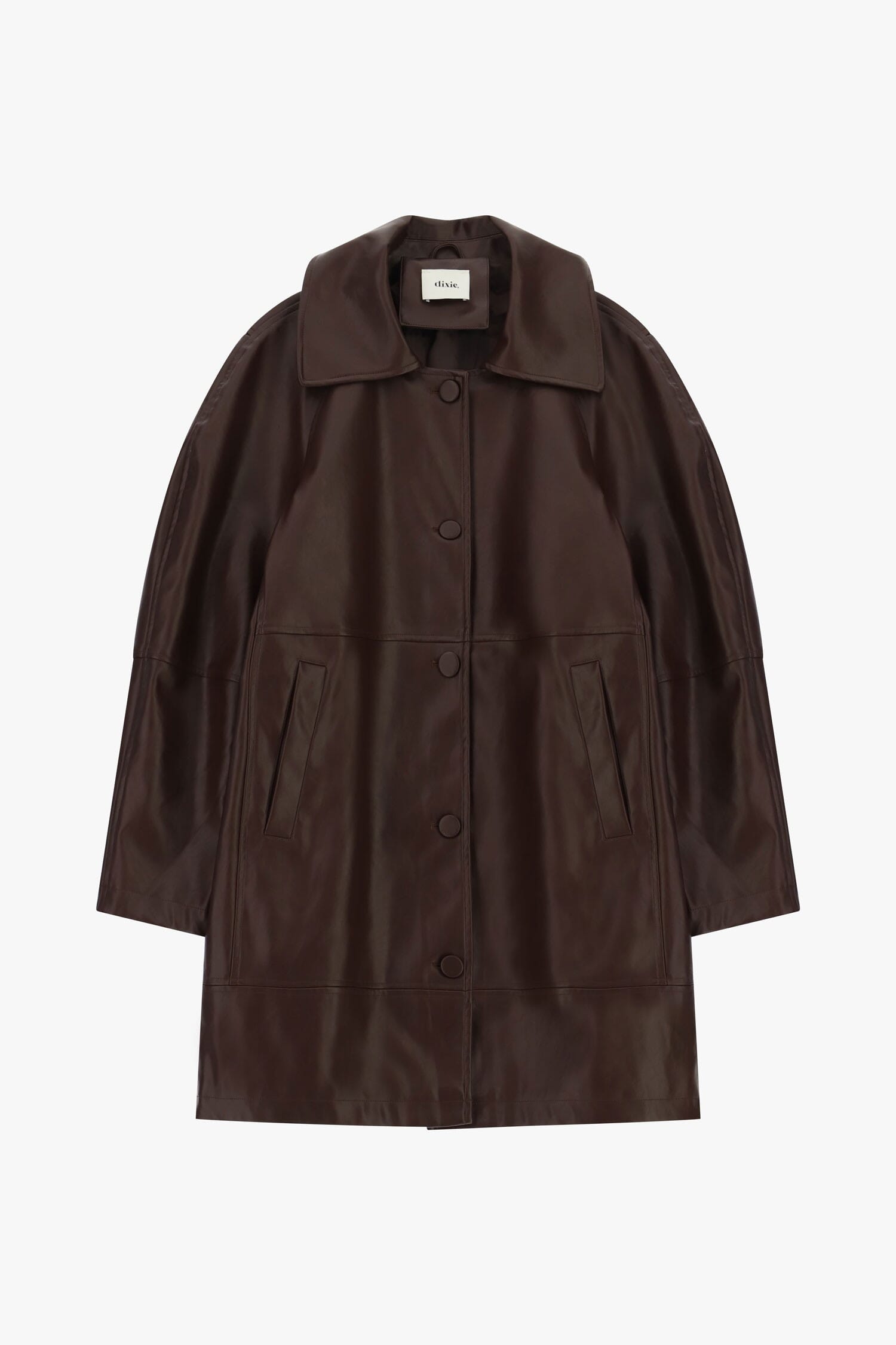 Cappotto Linea Dritta Con Tasche Laterali Dixie