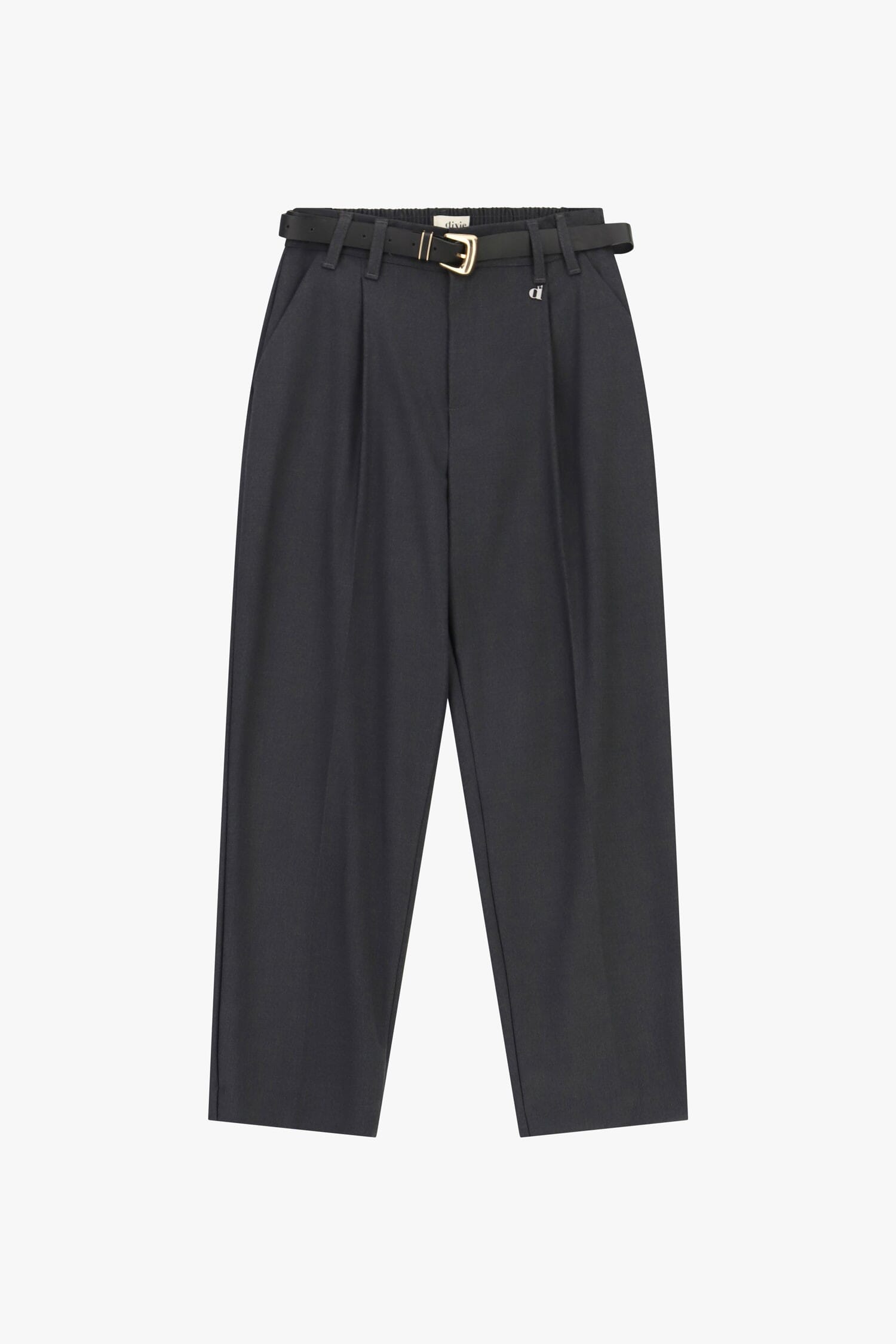 Pantaloni Sartoriali A Vita Alta Con Cintura Dixie