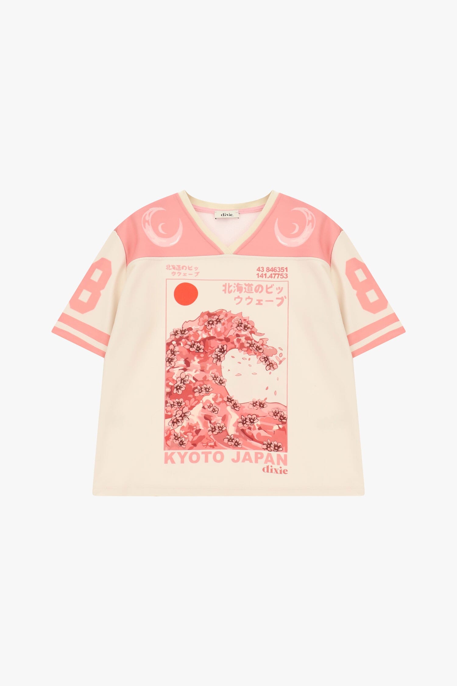 T-Shirt Maniche Corte Stampa Kyoto Grafica Dixie