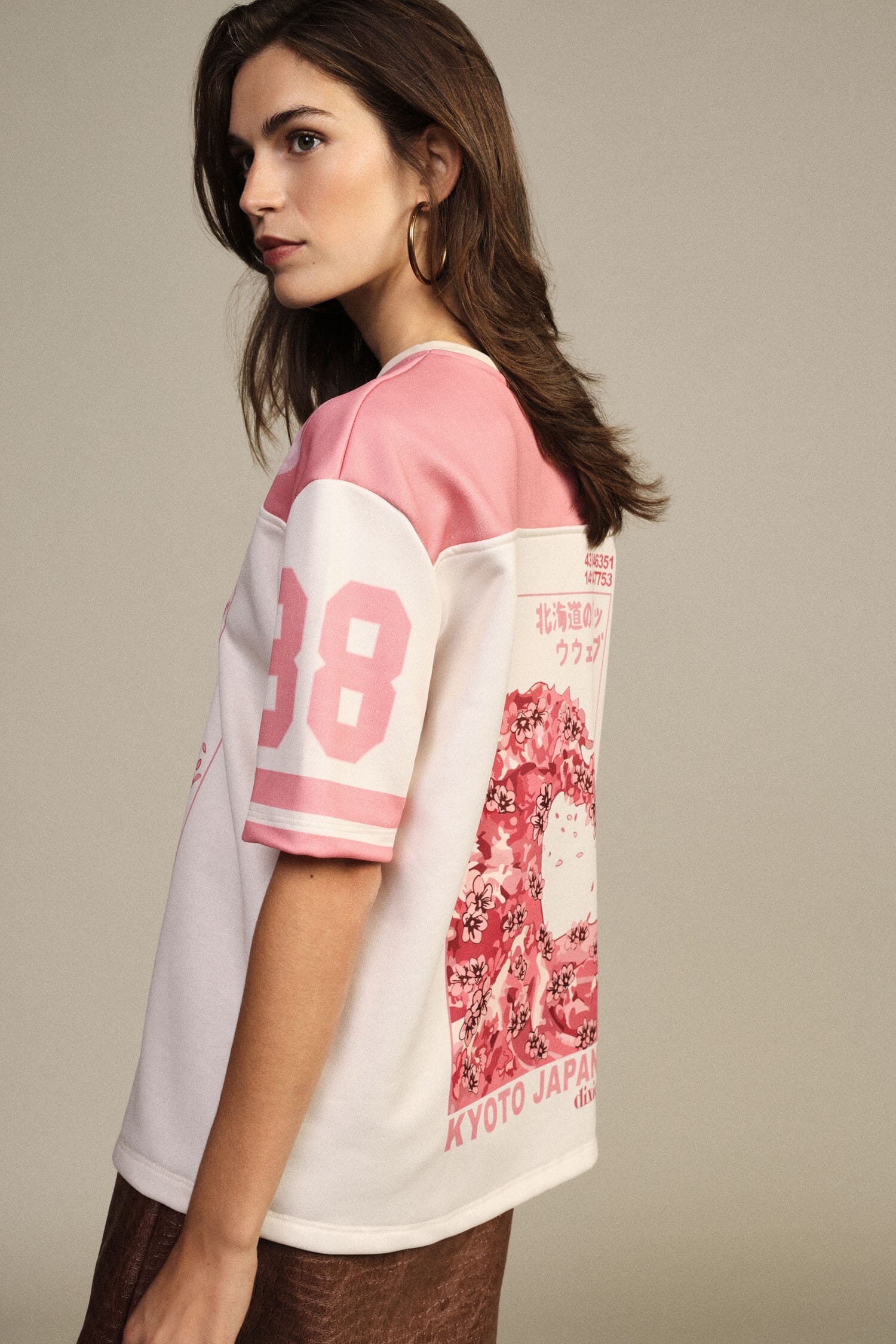 T-Shirt Maniche Corte Stampa Kyoto Grafica Dixie