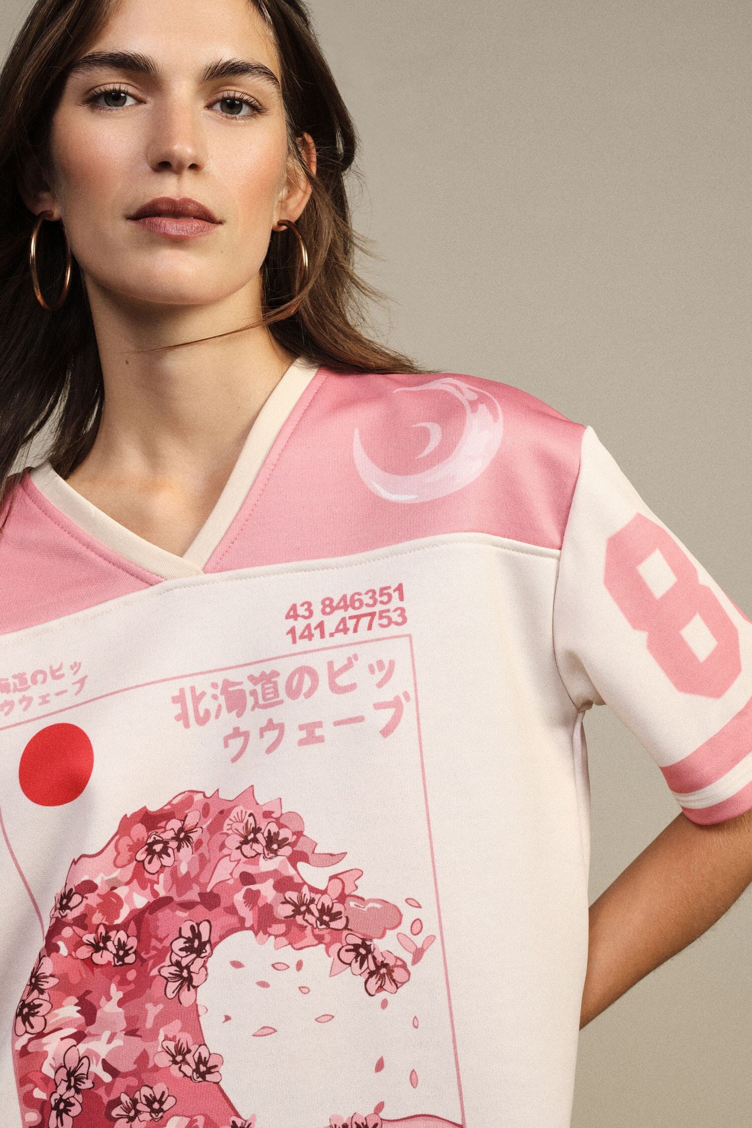 T-Shirt Maniche Corte Stampa Kyoto Grafica Dixie