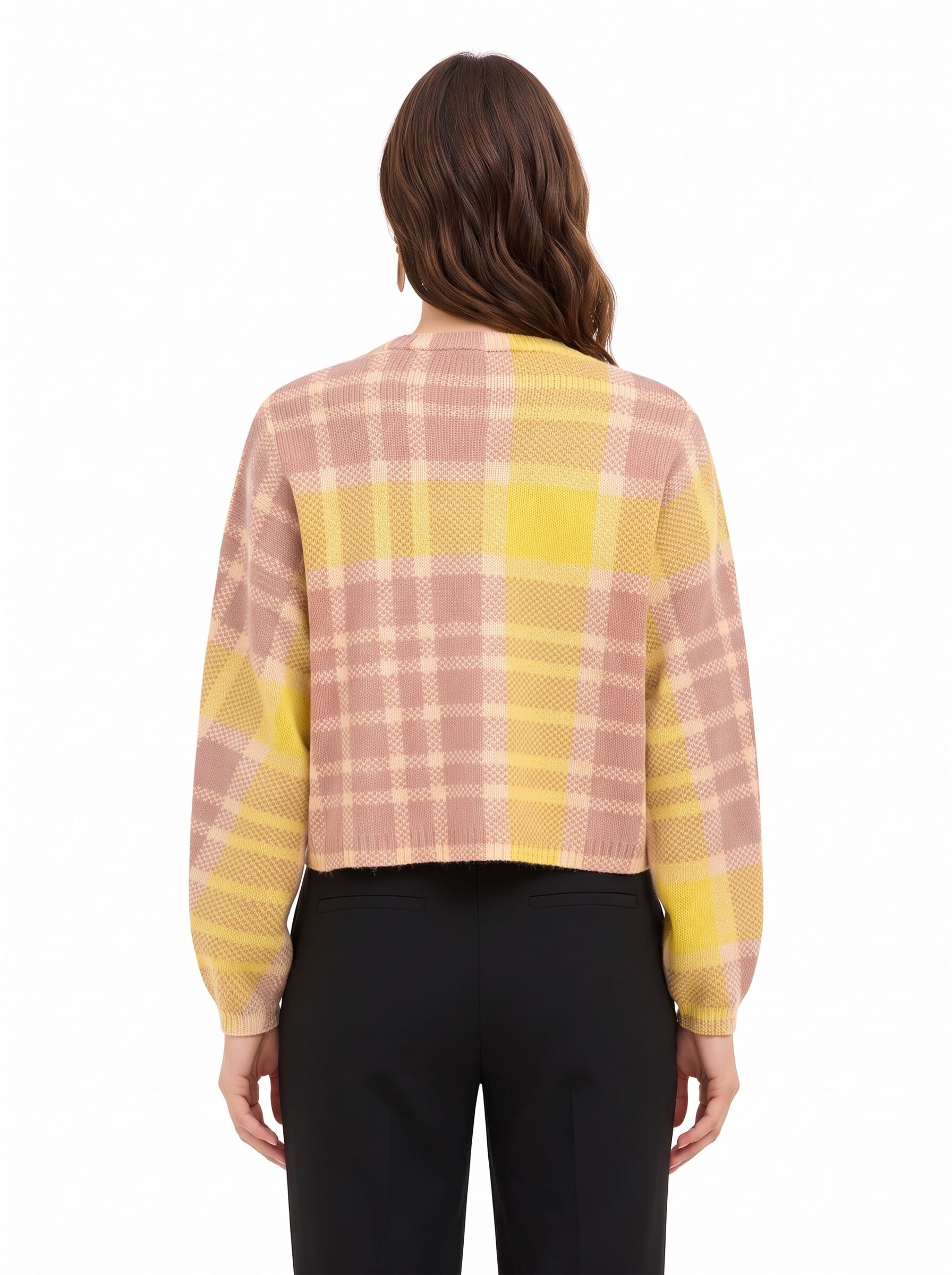 Rinascimento Checked Crew-Neck Jumper