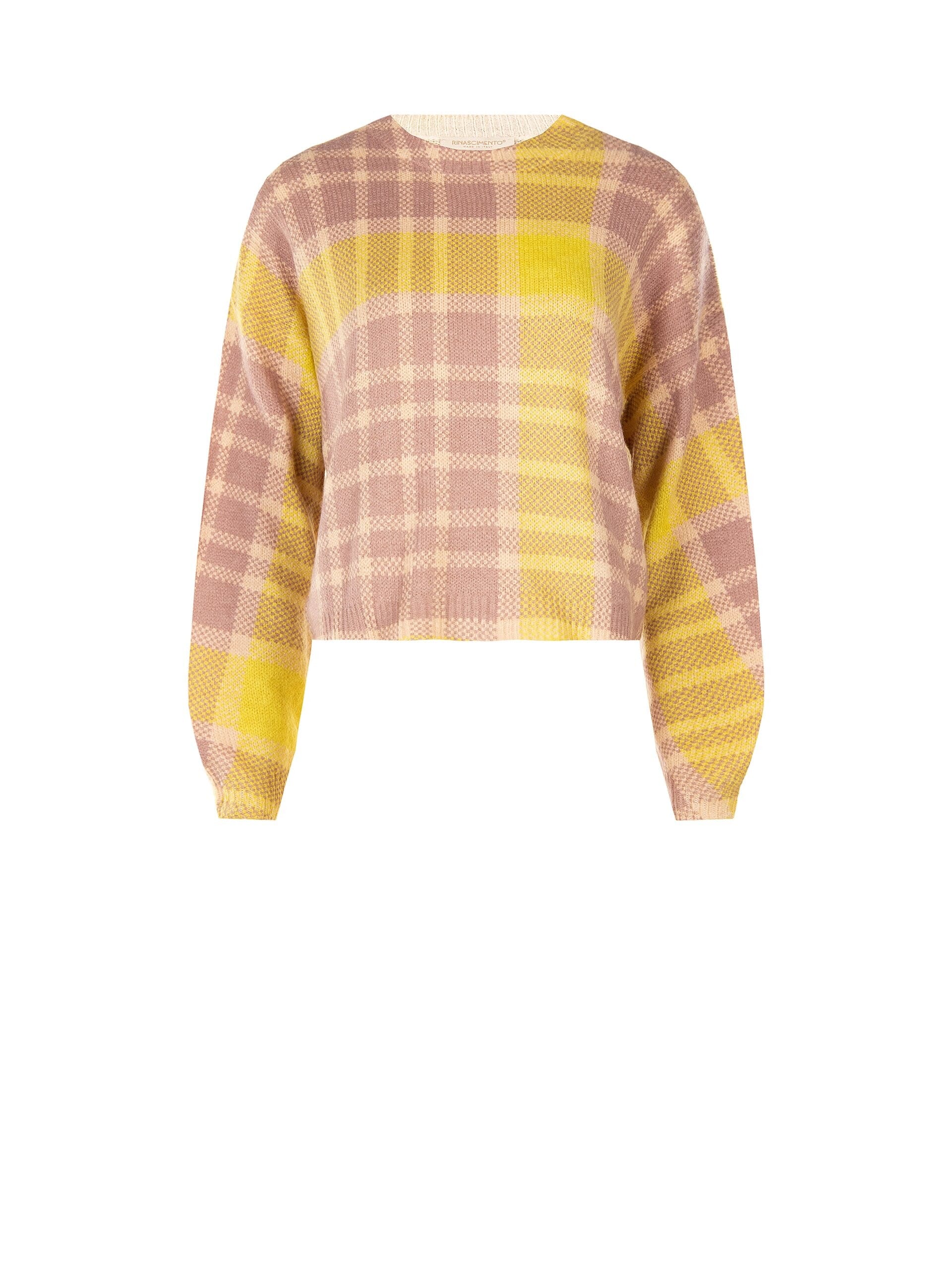 Rinascimento Checked Crew-Neck Jumper