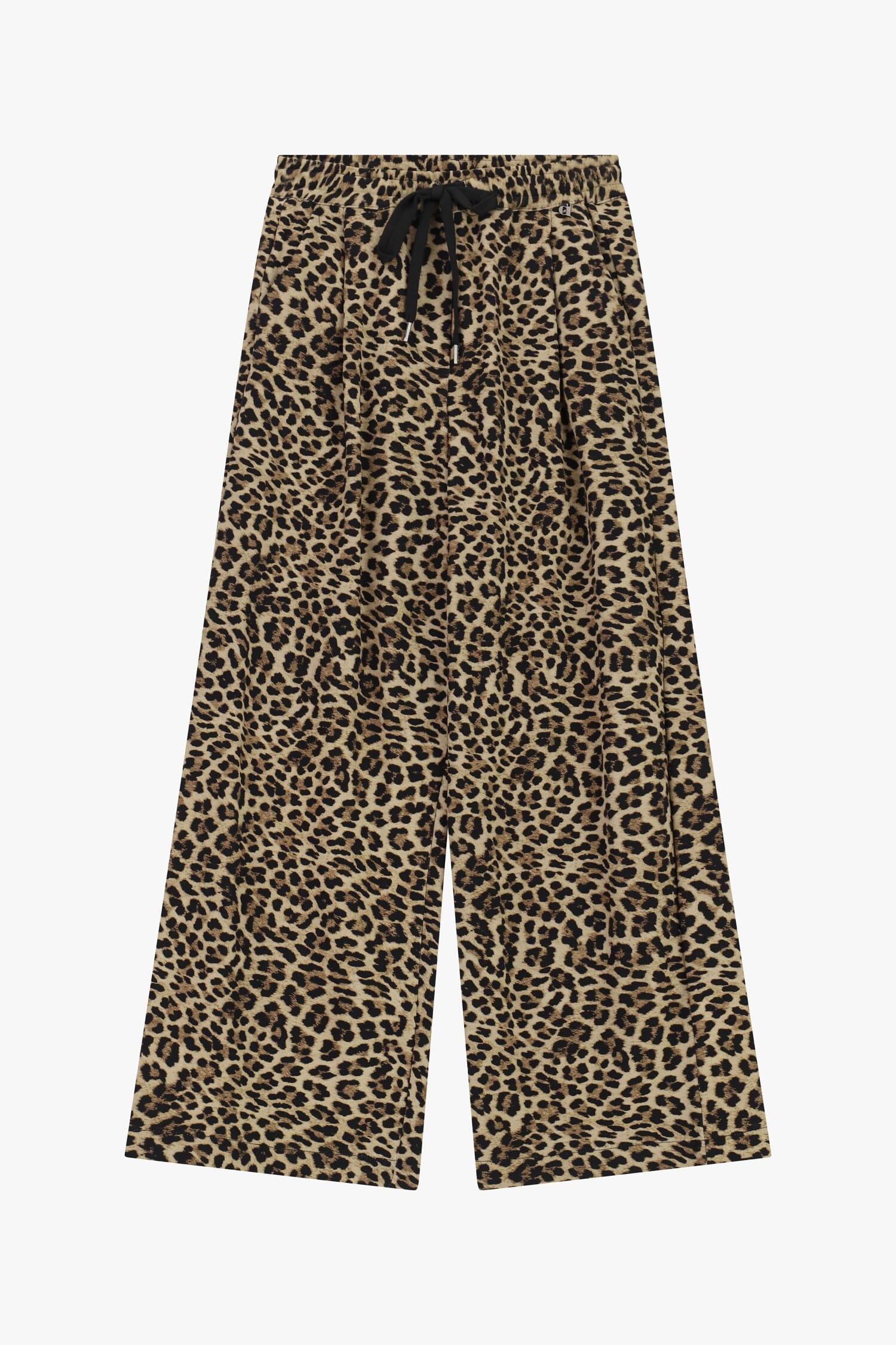 Pantaloni Palazzo Fantasia Animalier Vita Con Coulisse Dixie