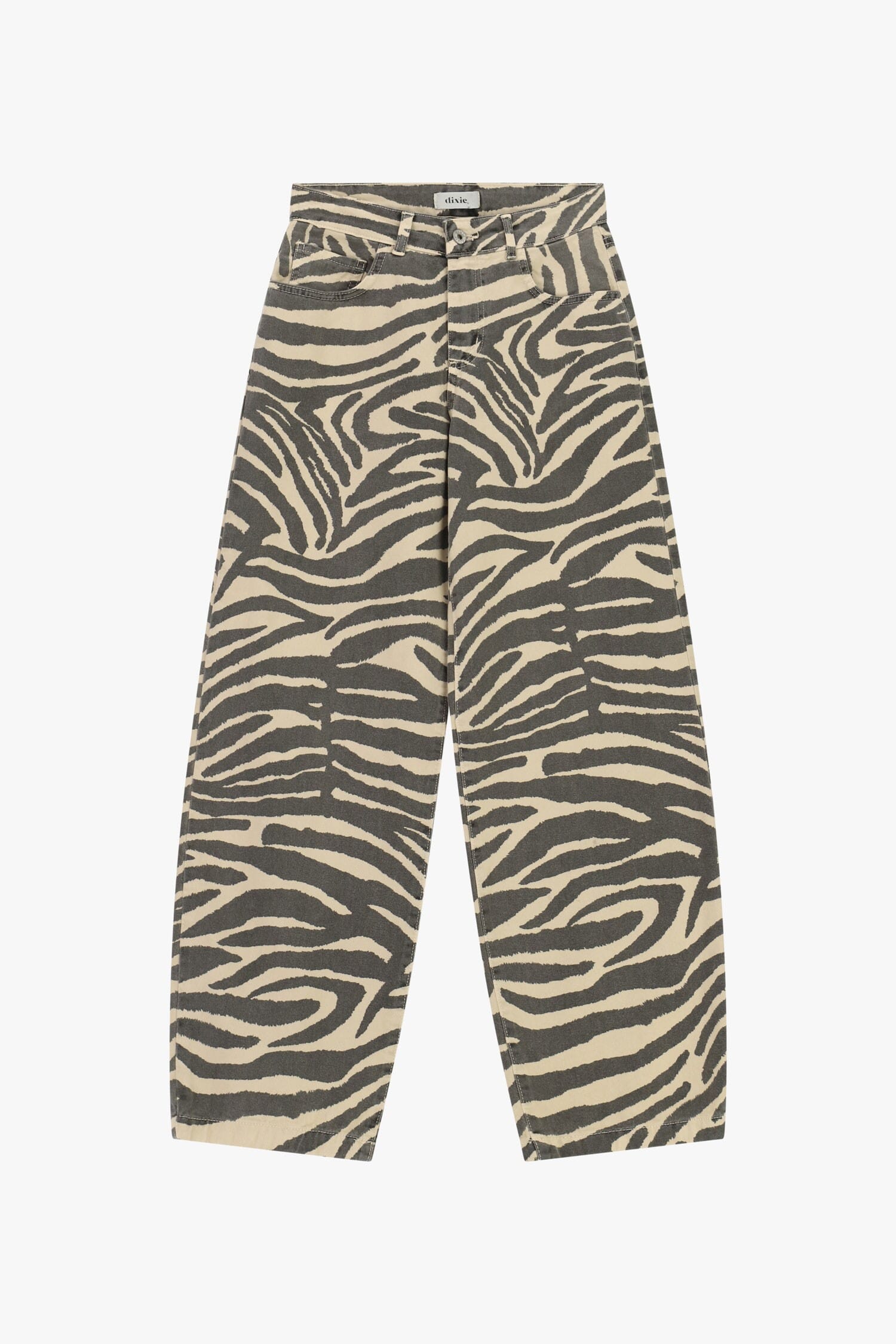 Dixie High-Waisted Animal Print Palazzo Trousers