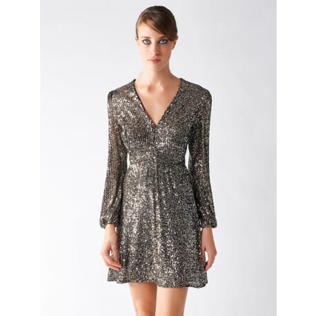 Dress With Sequins And Renaissance