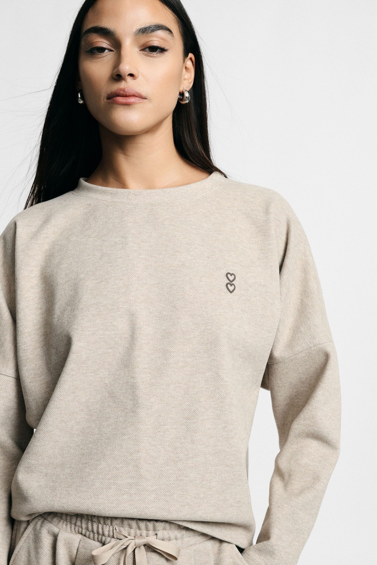 Please Long-Sleeved Crew-Neck Top