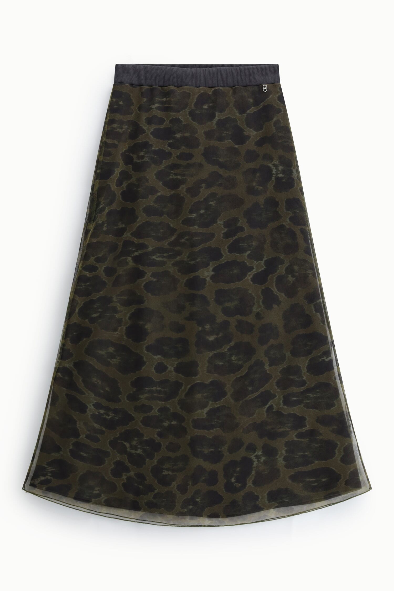 Gonna Lunga Stampa Animalier Con Vita Elasticizzata Please
