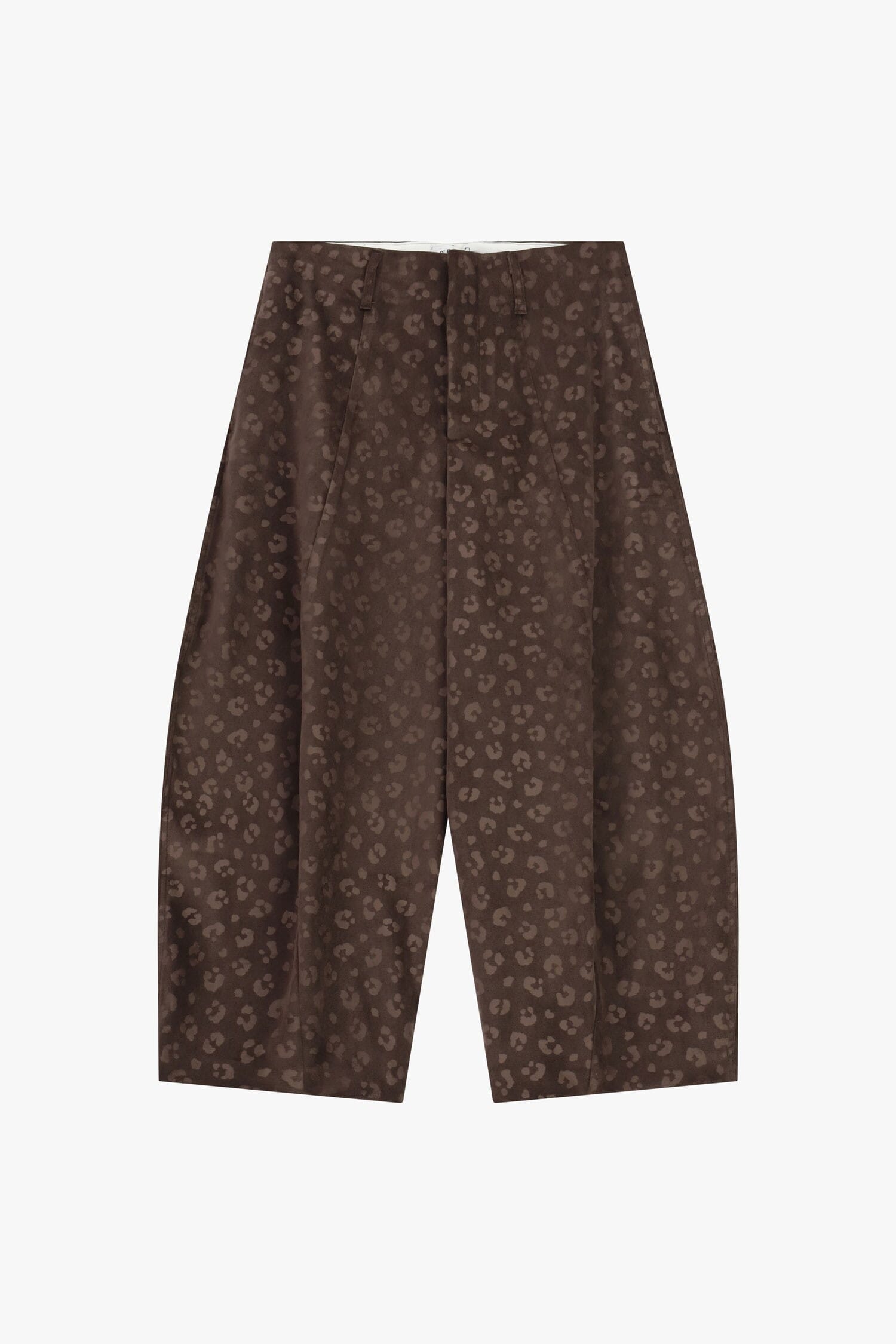 Pantalon Palazzo en jacquard à taille haute Please