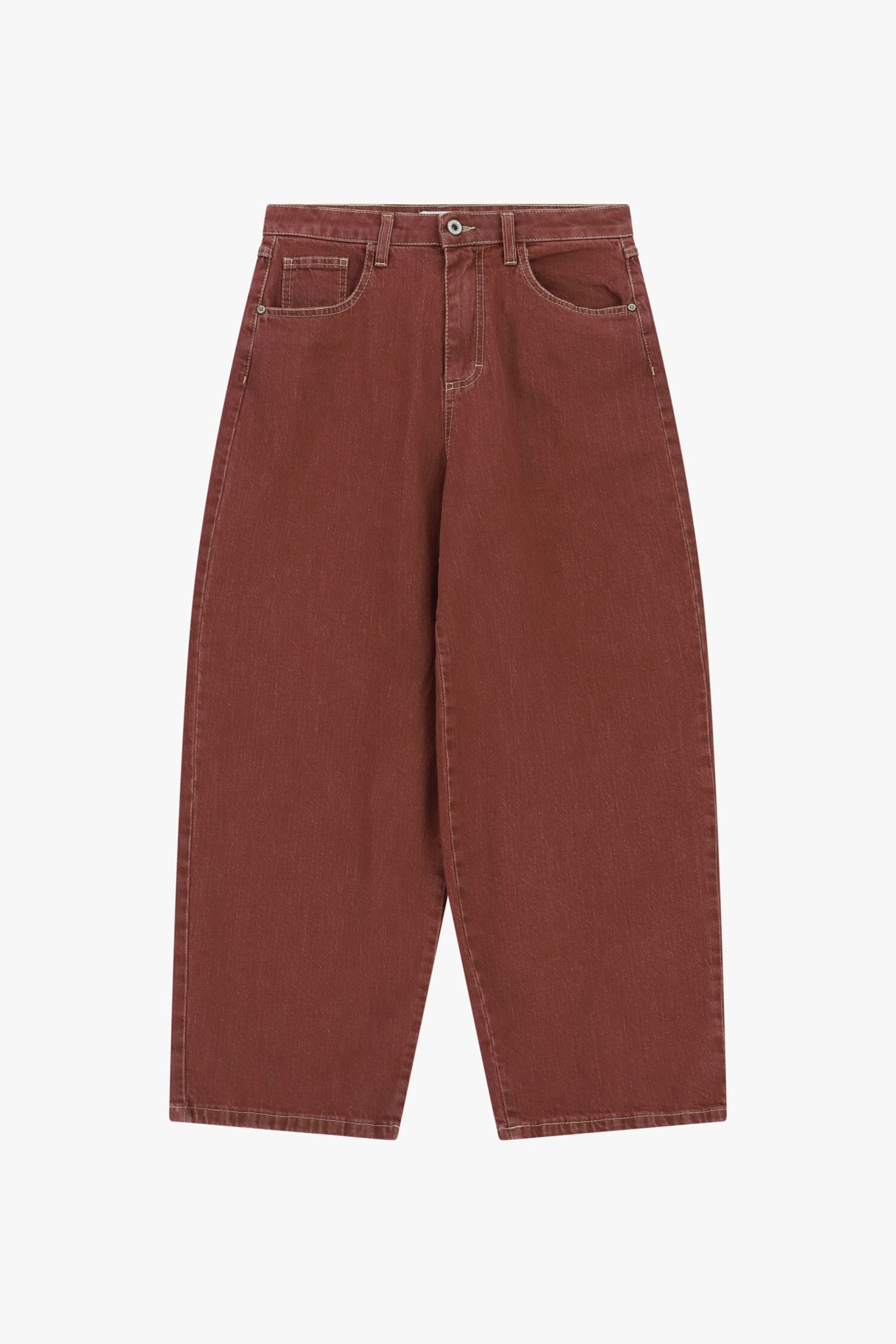 Pantalon Palazzo à cinq poches et taille haute Please