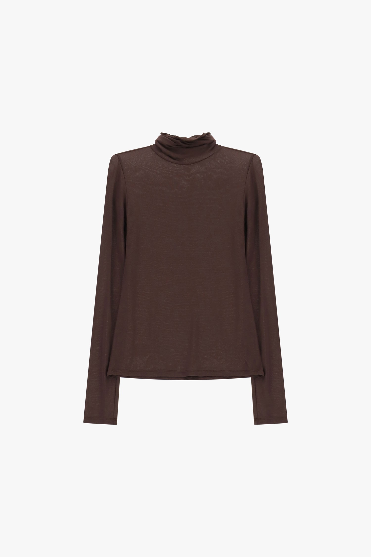 Please Long-Sleeved T-Shirt with Soft Collar