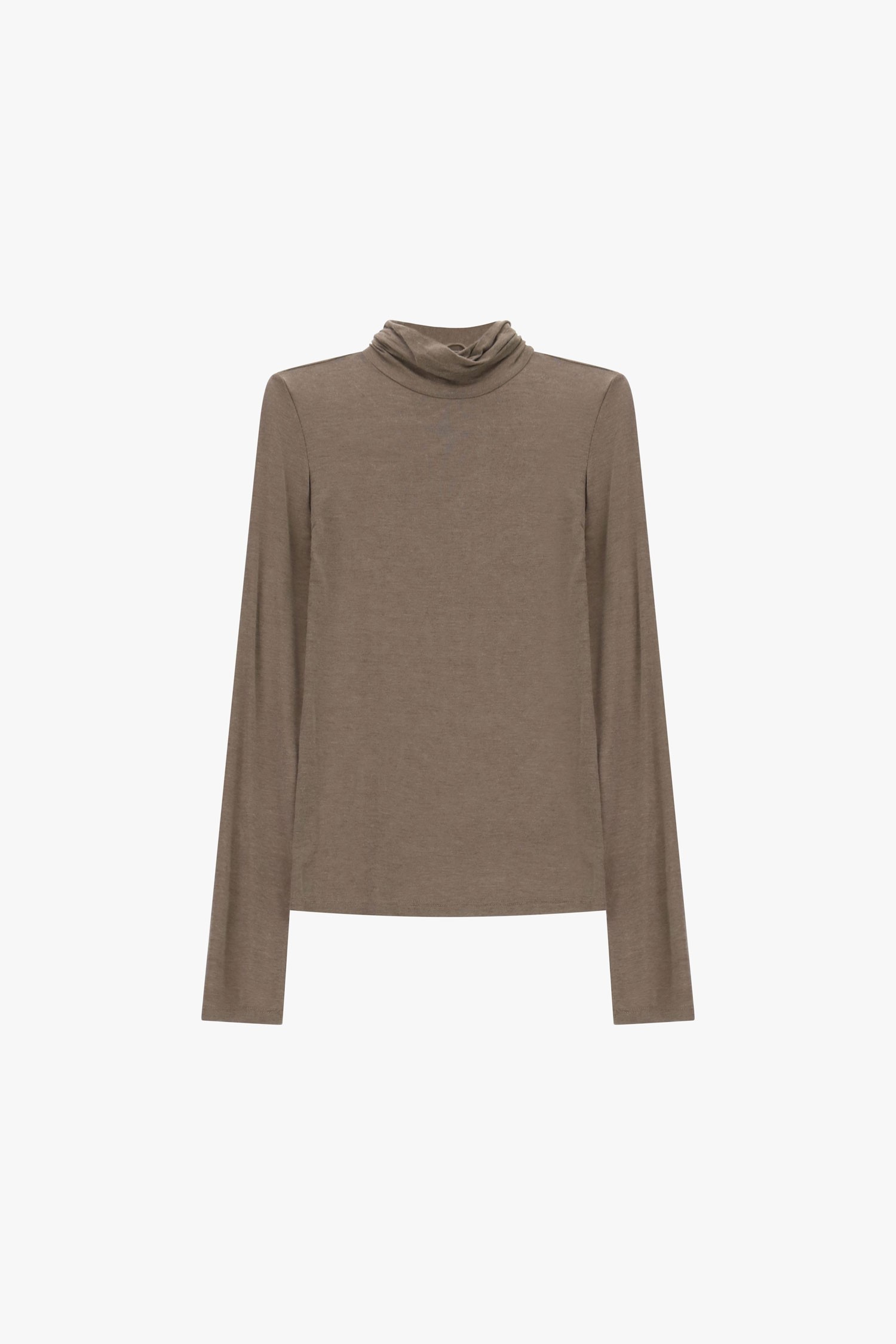 Please Long-Sleeved T-Shirt with Soft Collar