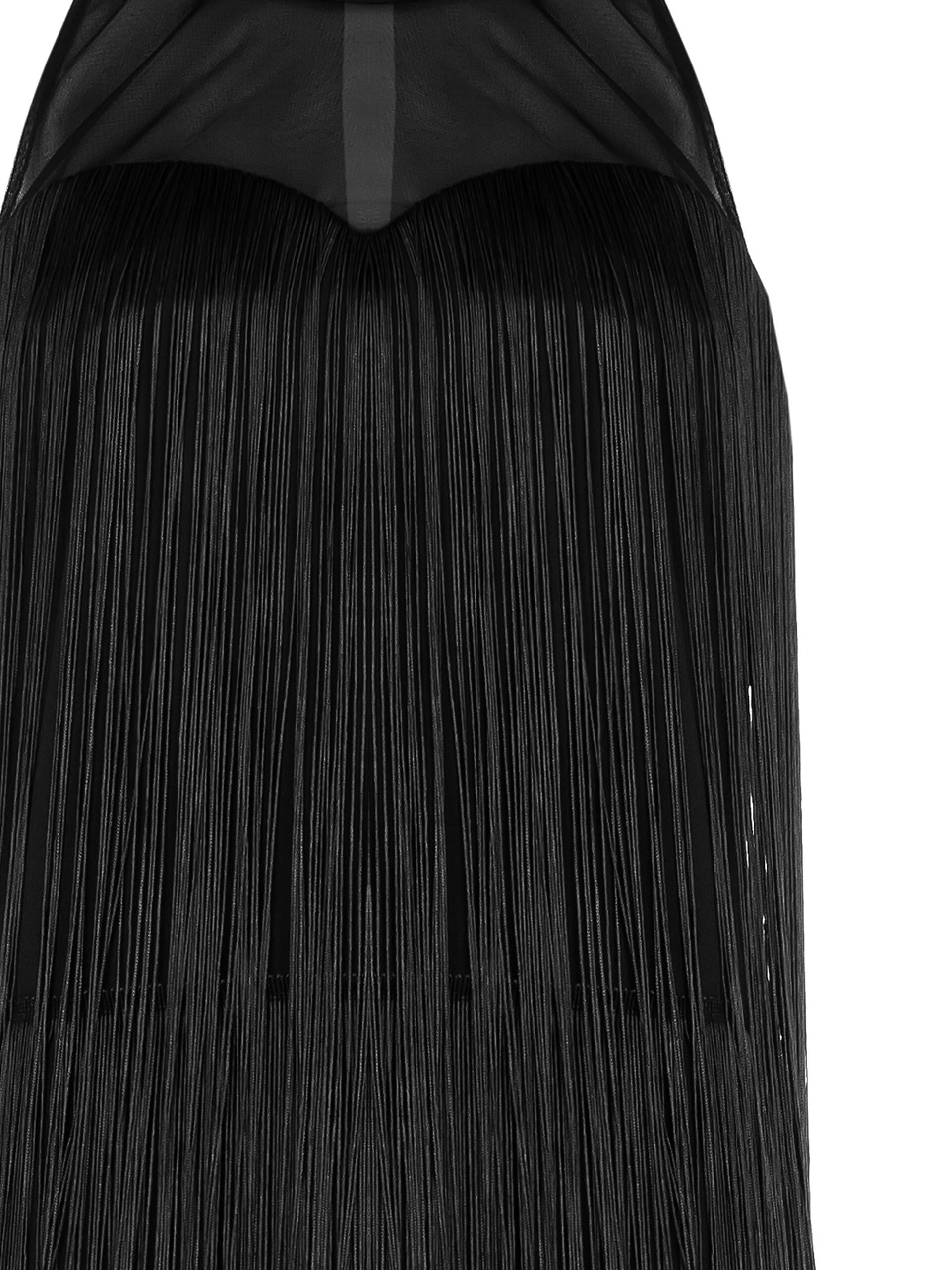 Short, Fringed, Rinascimento-Style Sheath Dress