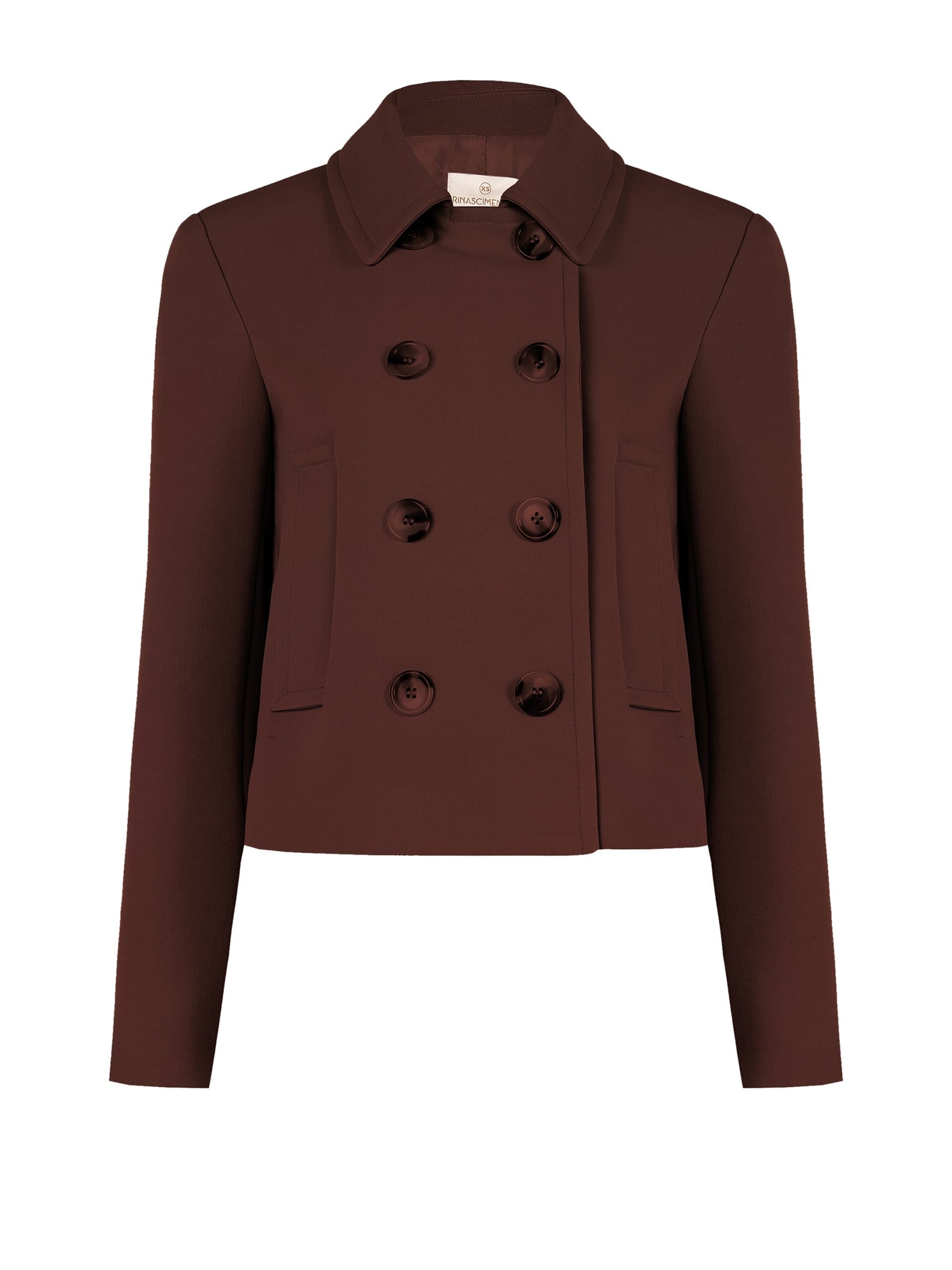 Short Coat with Pockets and Straps by Rinascimento