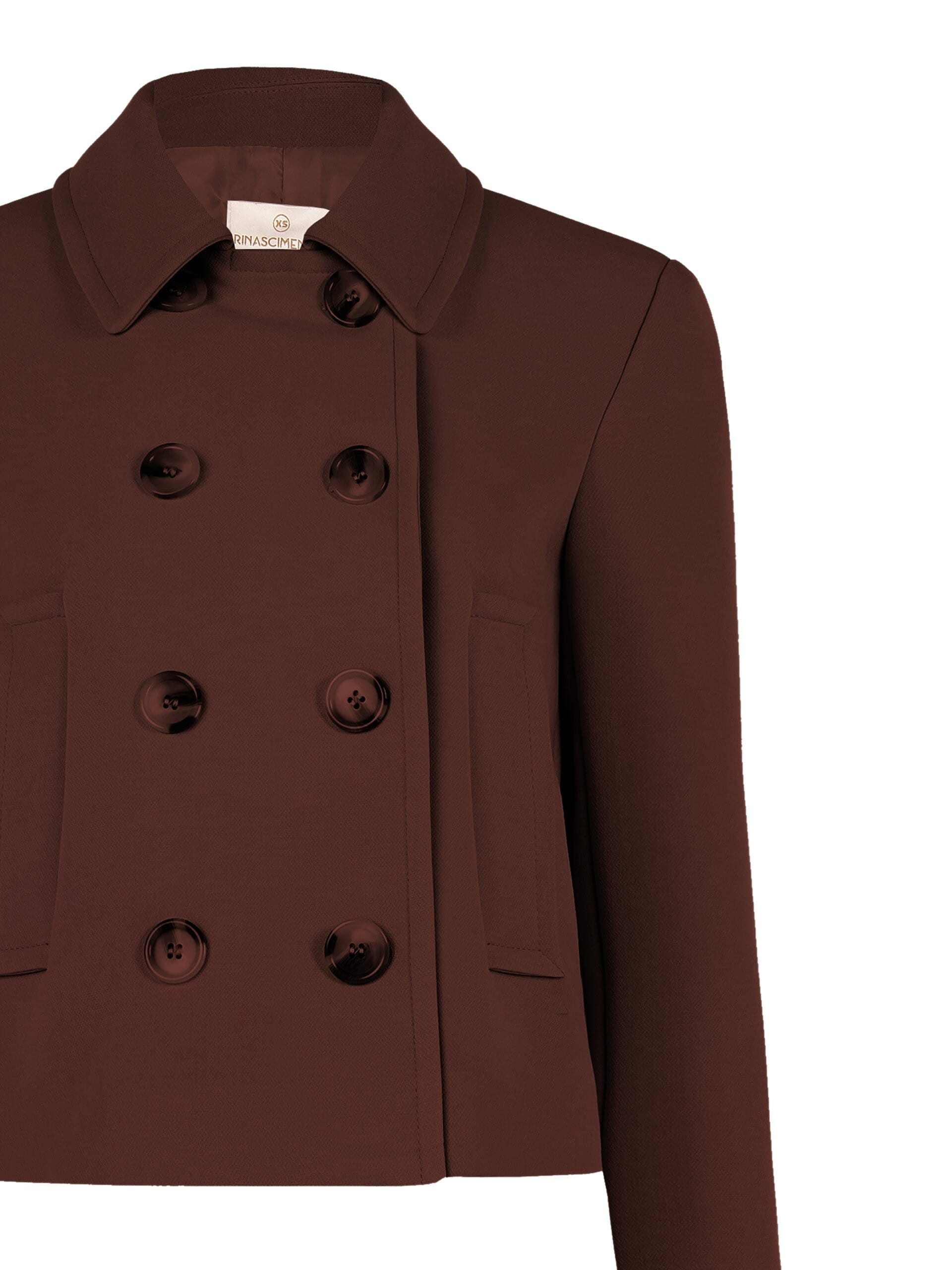 Short Coat with Pockets and Straps by Rinascimento
