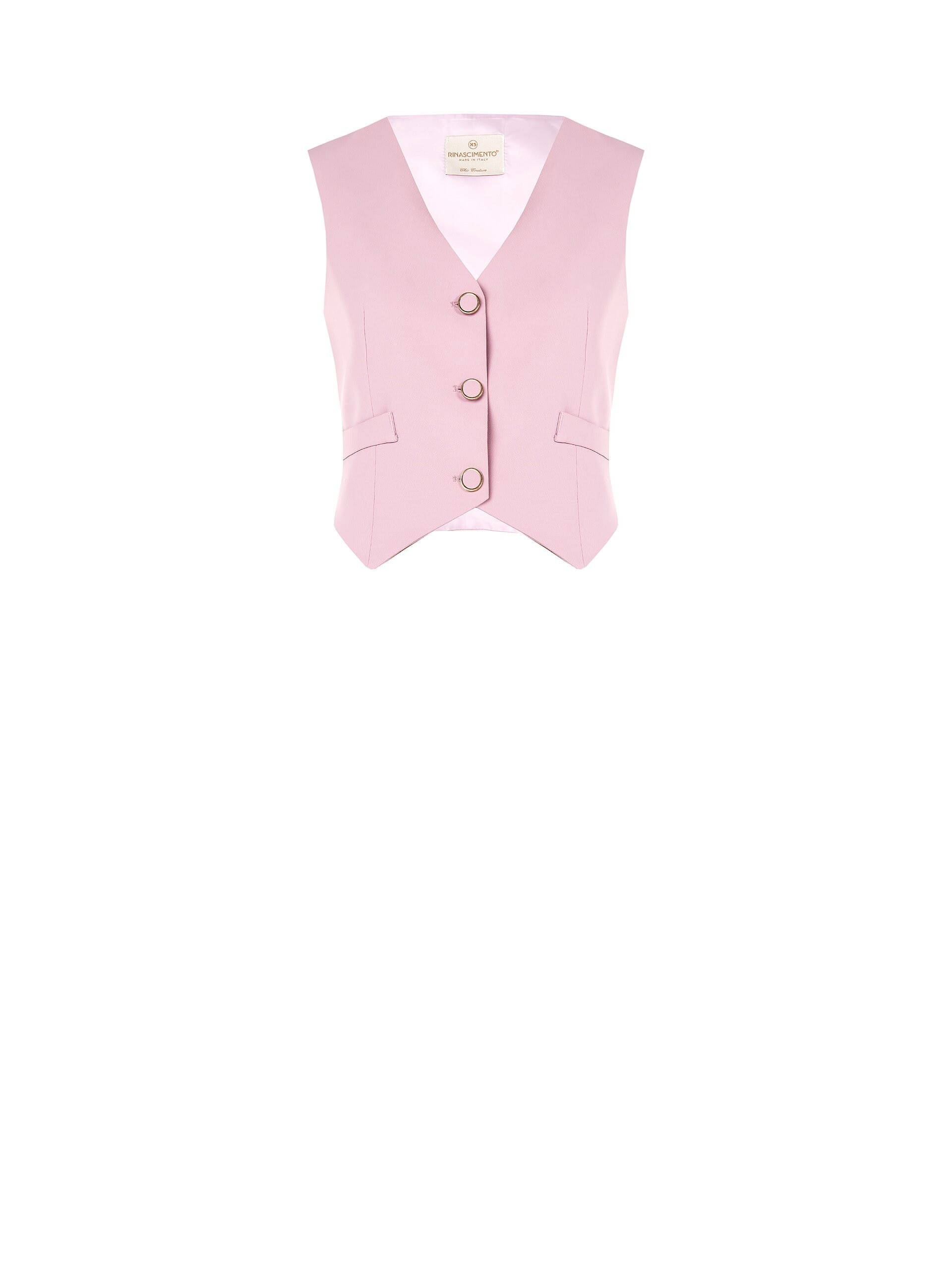 Rinascimento Crepe Fluid-Weave Waistcoat