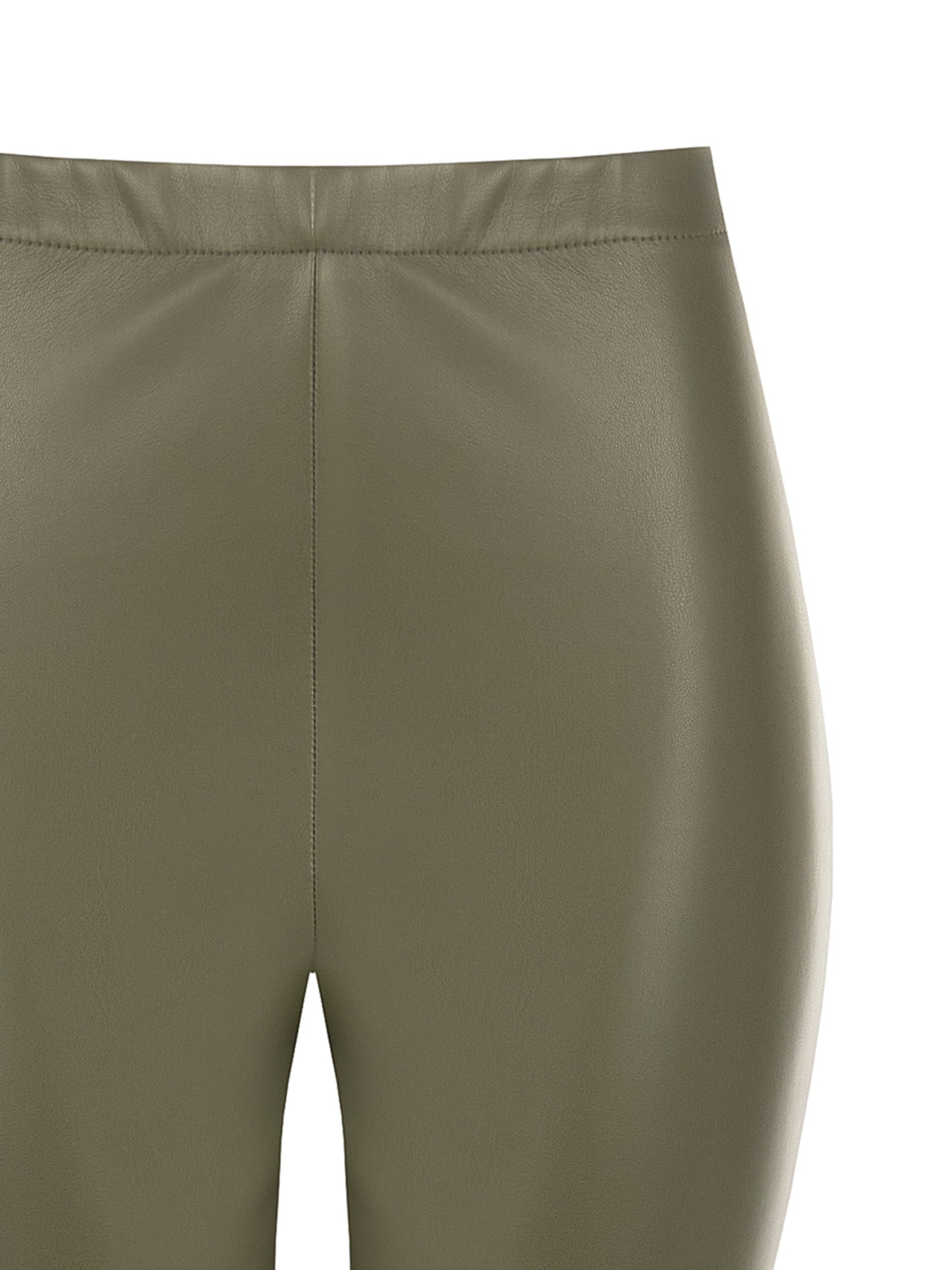 Pantalon legging en simili cuir avec élastique à la taille « Rinascimento »