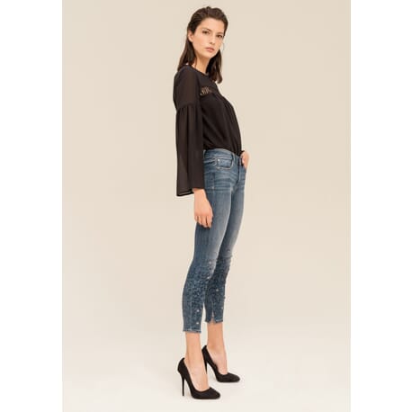 The Super-Skinny Jeans With Strap Fracomina