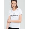 T-shirt Con Stampa Stronger Fracomina