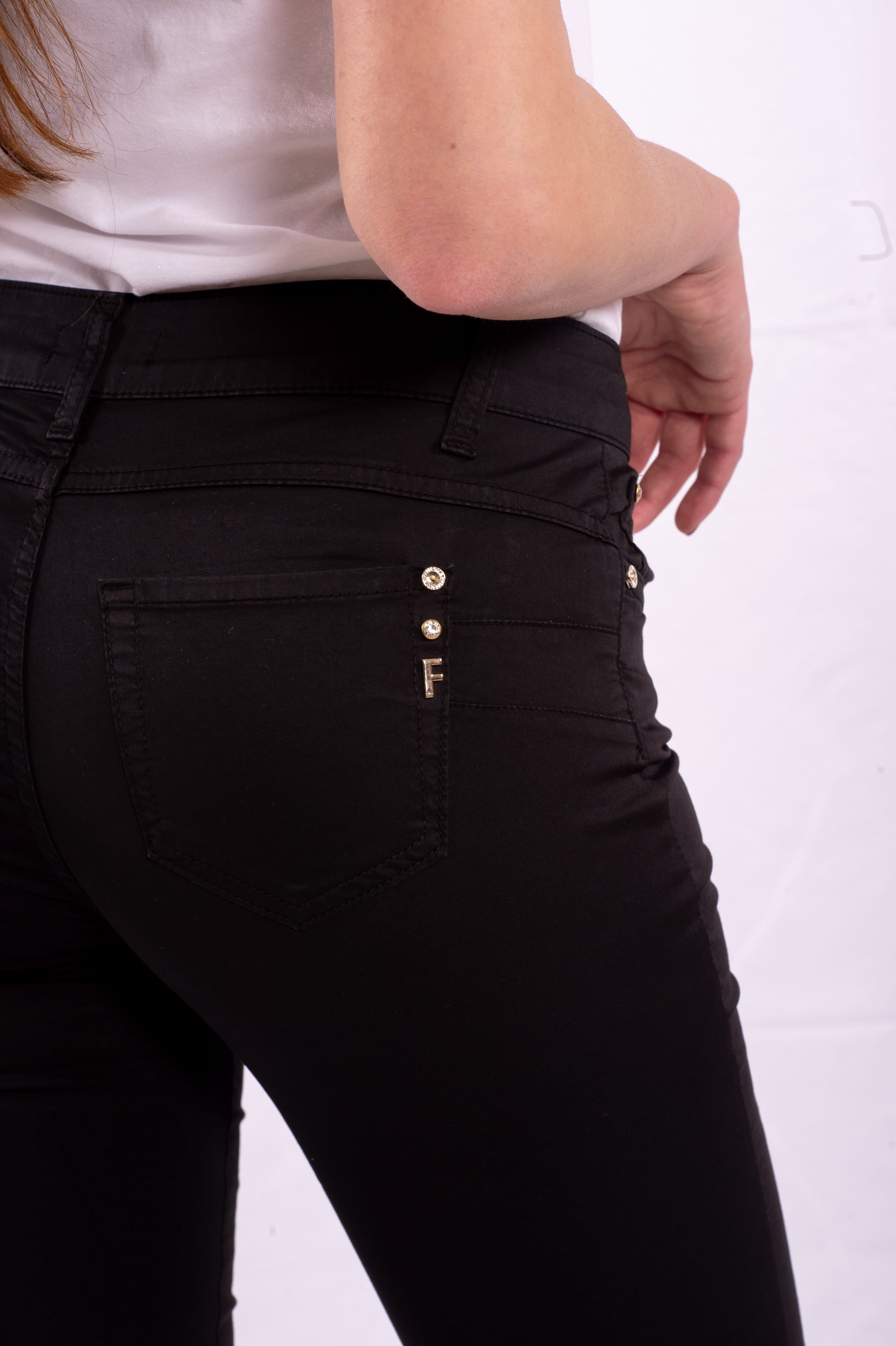 Pantalone A Sigaretta Tinta Unita Fracomina