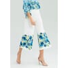Pants With Floral Print Fracomina