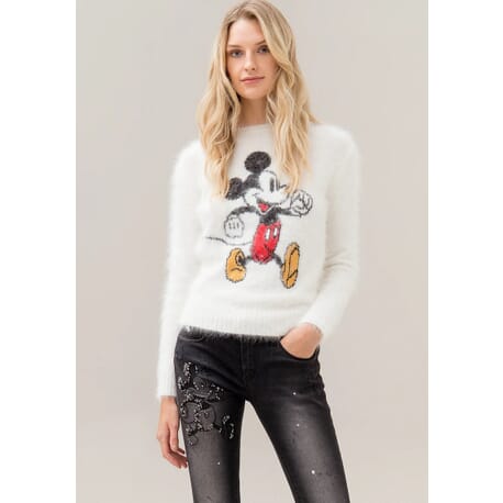 Sweater With Disney Fracomina Print