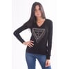 Sweater With Pendants And Strass Guess