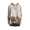 Sweatshirt With Sequins Applications Fracomina