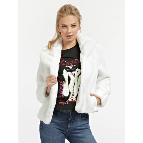Jacket With Fur Guess
