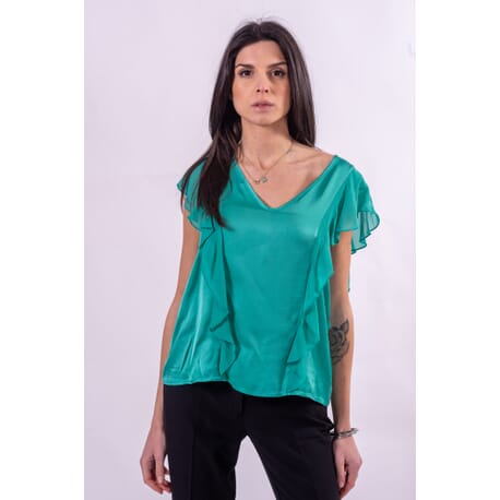 Blouse With Rouches Fracomina
