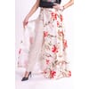 The Floral Skirt Is Open Cinnamon