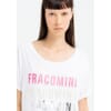 T-shirt avec applications Fracomina