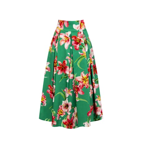 Skirt With Floral Renaissance Pattern