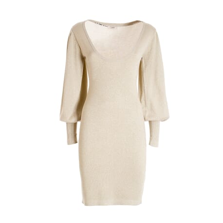 Tight-fitting Knitted Dress With Lurex Fracomina