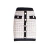 Mini Adherent Skirt In Tweed Fracomina
