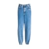 Carrot Jeans In Denim With Bleached Wash Fracomina
