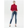Skinny Jeans With Push Up Effect In Denim With Medium Wash Fracomina