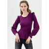 Tight-fitting Sweater With Fracomina Rouches