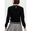 Regular Sweater With Long Puff Sleeves Fracomina