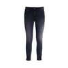 Skinny Cropped Jeans With Push Up Effect In Denim With Dark Wash Fracomina