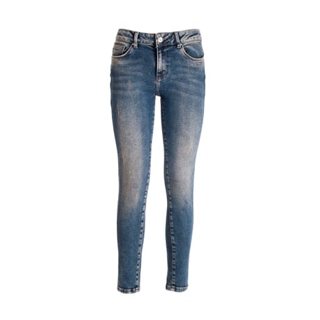 Push Up Effect Skinny Jeans In Denim With Medium Wash Fracomina